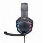 Геймърски слушалки с микрофон gembird, 3.5 mm аудио жак, rgb подсветка, черен, ghs-06