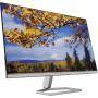 Монитор hp m27f, 27 инча fhd, 1920 x 1080, ips, anti-glare, 5 ms, 75 hz, 300 cd/m2, 1 000:1, freesync, hdmi, vga, черен / сребрист, 2g3d3e9