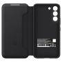 Калъф samsung s22 s901 smart led view cover, 6.1 инча (15.49 cm), черен, ef-ns901pbegee