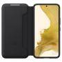 Калъф samsung s22 s901 smart led view cover, 6.1 инча (15.49 cm), черен, ef-ns901pbegee