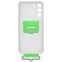 Калъф samsung s22+ s906, 6.6 инча, силикон, с каишка, бял, ef-gs906twegww