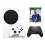 Конзола xbox series s, all dgital, дигитална версия, zen 2 cpu 8x cores 3.8 ghz, 512gb, бяла rrs-00010 + контролер microsoft xbox one / series x/s wir