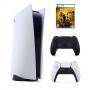 Конзола sony playstation 5, ssd 825gb, nvme ssd slot, ultra hd blu-ray 16gb gddr6 256-bit, amd zen 2 cores 3.5ghz с 8 ядра, бял + безжичен геймпад dua
