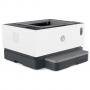 Лазерен принтер hp neverstop laser 1000n, usb, wi-fi, бял/черен, 5hg74a