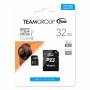 Карта памет microsdhc team group 32gb + sd adapter, черен, 15 mb/s, 80 mb/s, uhs-i, 32g sdmic+adap uhs-i cl10 team