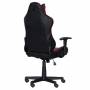 Геймърски стол carmen 6196, 117 - 127 см / 61 см, до 120 кг, tilt tension, еко кожа, черен / червен, 3520199