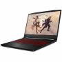 Лаптоп msi katana gf66 12ug-225xbg, intel core i7-12700h, 15.6 инча fhd (1920 x 1080), 16 gb ddr4, 512 gb ssd, nvidia geforce rtx 3070, no os, черен