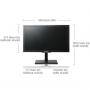 Монитор samsung nc240 23.6' pcoip,  1920x1080,  300 cd/m2,  1,000:1, 5ms, tera1100, xdr 128mb, noos, hd audio alc883, ethernet - lf24ppbcb/en