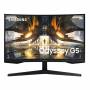 Монитор samsung odyssey g55a, 27 инча va панел, 165hz, wqhd, 1ms, mega contrast, 300cd/m2, display port, hdmi, ls27ag550euxen