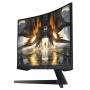 Монитор samsung odyssey g55a, 27 инча va панел, 165hz, wqhd, 1ms, mega contrast, 300cd/m2, display port, hdmi, ls27ag550euxen