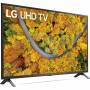 Телевизор lg 50up75003lf, 50 инча 4k uhd, 3840 x 2160, 60 hz, led, active hdr, webos smart tv, wifi, hdmi, lan, usb, сив, 2070540560
