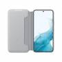 Калъф samsung s22 s901 smart led view cover, сребрист, ef-ns901pjegee