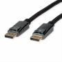Кабел roline 11.04.5866, displayport v1.4, dp-dp, m/m, 1.0 м, черен, 11.04.5866