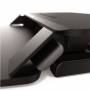 Стойка за бюро fellowes corvisio, регулируема височина: 2.9 - 41.5 cm, до 17 кг, стомана, ергономична, черна, 4015100550