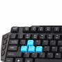 Геймърска клавиатура tnb elyte gaming, жична, usb, 8 цветни клавиша plug and fight, 12 мултимедийни, черна, 2045100081