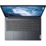 Лаптоп lenovo ip1 15ijlz / 82lx005jbm, intel pentium silver n6000, 15.6 инча fhd, 8 gb ddr4, 256 gb ssd, intel uhd graphics, free dos, сив
