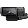 Web камера logitech hd pro webcam c920e 960-001360, 1920 x 1080 full hd, 30 fps, 3 mp, микрофон, usb-a, черна,  960-001360_vz