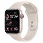 Часовник apple watch se2 gps + cellular 44mm starlight aluminium case with starlight sport band - regular, mnpt3bs/a