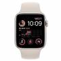 Часовник apple watch se2 gps + cellular 44mm starlight aluminium case with starlight sport band - regular, mnpt3bs/a