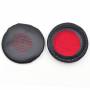 Кожени наушници за plantronics voyager focus, 2 броя, черен / червен, 205300-01
