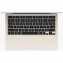Лаптоп apple macbook air 13.6 starlight/m2/8c gpu/8gb/256gb-zee, mly13ze/a