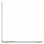 Лаптоп apple macbook air 13.6 starlight/m2/8c gpu/8gb/256gb-zee, mly13ze/a