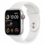 Часовник apple watch se2 gps 44 mm, 1.78 инча retina oled, 1 tb, 32 gb, watch os 9.0, dual-core, bluetooth 5.0, wi-fi, микрофон, бял, mnq23bs/a