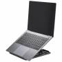 Стойка за лаптоп hama rotation, въртяща се на 360 градуса, наклонена, до 39 см (15,4 инча), черна, hama-53045