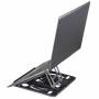 Стойка за лаптоп hama rotation, въртяща се на 360 градуса, наклонена, до 39 см (15,4 инча), черна, hama-53045
