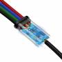 Baseus lightning / 2x usb type c / micro usb найлонов плетен кабел 3.5a 1.2m черен (ca1t4-b01)