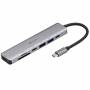 Докинг станция tracer a-2, usb type-c, картов четец, hdmi 4k, usb 3.0, pdw 60w, сив, trapod46997