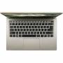 Лаптоп acer swift 3, sf314-512-55kb, intel core i5-1240p, 14 инча fhd ips, 8 gb lpddr4, 512 gb ssd, intel uhd, linux, златист, nx.k7nex.00a