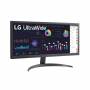 Монитор lg 26wq500-b, 25.7 инча ultrawide ag, ips, 5ms, 1000:1, 250 cd/m2, 2560x1080, 75hz, hdmi, black, 26wq500-b