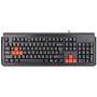 Клавиатура a4 x7 g300 washable gaming ps/2