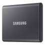 Външен ssd диск samsung portable t7, 1 tb, usb 3.2 gen 2, 2.5 инча, четене: до 1050 mb/s, запис:  до 1000 mb/s, черен, mu-pc1t0t/ww