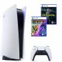 Конзола sony playstation 5, ssd 825gb, nvme ssd slot, ultra hd blu-ray 16gb gddr6 256-bit, amd zen 2 cores 3.5ghz с 8 ядра, бял + игра ratchet & c