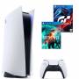Конзола sony playstation 5, ssd 825gb, nvme ssd slot, ultra hd blu-ray 16gb gddr6 256-bit, amd zen 2 cores 3.5ghz с 8 ядра, бял + игра battlefield 204