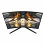 Монитор samsung 27ag550a curved odyssey g55a, 27 инча va, 2560 x 1440, 165 hz, 1 ms, 300 cd/m2, 2500:1, amd freesync, dp, hdmi, черен, ls27ag550epxen
