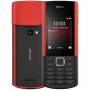 Мобилен телефон nokia 5710 xa black, 2.4 инча tft (240 x 320), 128 mb, 48 mb, s30+, 0.3 mp, dual sim, microsdhc, bluetooth 5.0, черен / червен