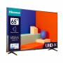 Телевизор hisense 65 инча a6k, 4k ultra hd 3840x2160, smart tv, wifi, bt, 3xhdmi, 2xusb, lan, dvb-t2/c/s2, black, 65a6k