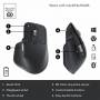 Безжична мишка logitech mx master 3s performance graphite, logitech-mouse-mx-3s-g