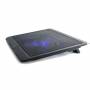Охлаждаща подложка за лаптоп gembird nbs-1f15-04, регулираща се, 120 мм вентилатор, 1000 rpm, 23 cfm, 0.4 м кабел, черна, nbs-1f15-04
