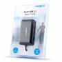 Usb хъб gembird, 4-портов, usb 3.1, 1x usb type-c / male, 4x usb type a / female, черен, act-hub3c-4p