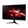 Монитор acer nitro vg240yebmipx, 23.8 инча fhd, 1920 x 1080, ips, zeroframe, 100 hz, 1 ms, 100m:1, 250 cd/m2, dp, hdmi, черен  / червен, um.qv0ee.e01