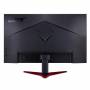 Монитор acer nitro vg240yebmipx, 23.8 инча fhd, 1920 x 1080, ips, zeroframe, 100 hz, 1 ms, 100m:1, 250 cd/m2, dp, hdmi, черен  / червен, um.qv0ee.e01