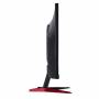 Монитор acer nitro vg240yebmipx, 23.8 инча fhd, 1920 x 1080, ips, zeroframe, 100 hz, 1 ms, 100m:1, 250 cd/m2, dp, hdmi, черен  / червен, um.qv0ee.e01