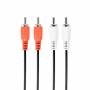 Кабел gembird rca stereo audio cable, 1.8 m, cca-2r2r-6