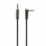 Кабел gembird right angle 3.5 mm stereo audio cable, 1 m, blister, ccapb-444l-1m