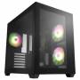 Кутия fsp cmt380 black argb tg, atx mid tower, черна, fort-case-cmt380-b