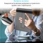 Универсален калъф за 6-6,8 инча ebook четец hoyixi за amazon kindle и kindle kobo, сгъваем, еко кожа, черен, kouj68gjbl29